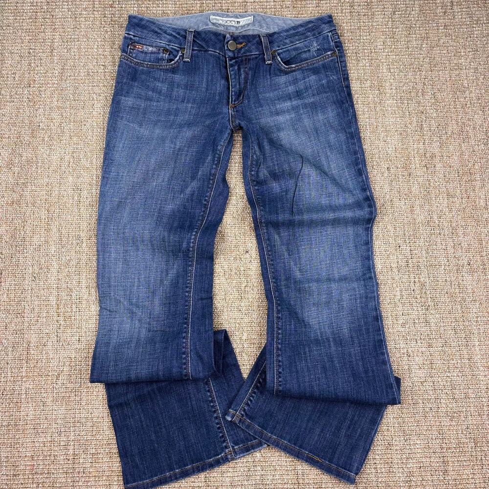 👖 Joe's Jeans Low Rise Flare Denim | Size 30 | Medium Wash - Picture 2 of 10